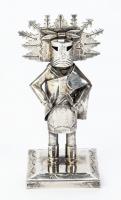 Sterling Silver Butterfly Maiden Kachina Doll by Navajo Artist, Jeffrey Castillo