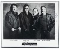 Signed Studio Photo by HIGHWAYMEN: Johnny Cash, Waylon Jennings, Kris Kristofferson and Willie Nelson