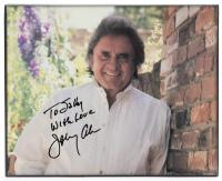 Inscribed and Signed Photo by Johnny Cash