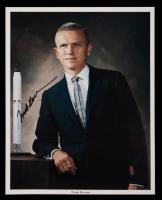 Frank Borman 8x10 Suit Lithograph Signed in black marker