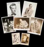 21 Signed Photos by Popular Band Leaders and Musicians of the 1930-40s: Harry James, Gene Kupra, Tommy Dorsey, Charlie Barnet &