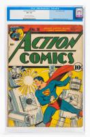 Action Comics No.36 D.C. Comics 1941 CGC VG- 3.5 cream to off-white pages.