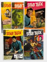 Star Trek No.1, No.2, No.3, No.6 and No.10 Gold Key Comics 1967-71.