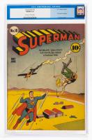 Superman No.10 D.C. Comics 1941 CGC VG/FN 5.0 off-white to white pages.