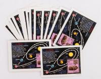 72 Guyana Mar Meteorite ALH 84001 $50 Stamp Souvenir Sheets