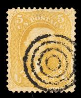 5Â¢ olive yellow Used Stamp