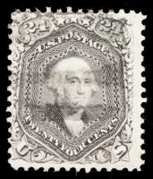 24Â¢ blackish violet Used Stamp