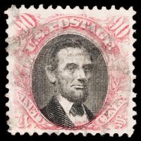 90Â¢ carmine & black Used Stamp