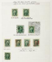 1857-59 10Â¢ Green Used Group