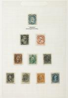 1861-62 1Â¢-90Â¢ Used Group Of 10 Stamps