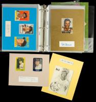 Notebook One: Collection of 26 Nicely Matted and Presented Autographs by Baseball Players 1920s-1980s, 26 Total, Several