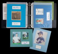 Notebook Three: Collection of 26 Nicely Matted and Presented Autographs by Baseball Players 1920s-1980s, 26 Total, Sever