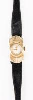Lady's Vintage Universal (Geneve) 14K Yellow Gold Watch with Original Leather Strap
