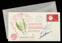 Crew Signed Gemini 7 "Endurance" Launch Cover With Insert