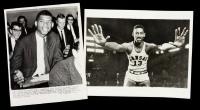 Wilt Chamberlain and (then) Lew Alcindor: Two Very Scarce Vintage Original United Press International Photos (UPI)