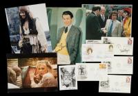 Celebrity Signed Pieces: Jimmy Stewart, Gloria Swanson, Johnny Depp, Dustin Hoffman, John Travolta, Kathleen Turner, Dr. Seuss,