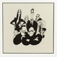 Hirschfeld, Al. "The Addams Family" Limited Signed Edition AP V/XV