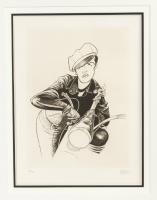 Hirschfeld, Al. "The Wild One" Signed Edition 91/160