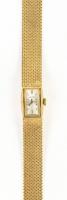 Lady's Vintage 18K Yellow Gold Movado Watch and Bracelet Band, Manual Movement ca. 1960s