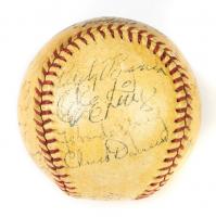 1945 Brooklyn Dodgers Team Signed Ball, 23 Signatures. LOA by James Spence Authentication, 1/7/2019