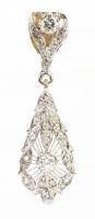 Lady's Deco 14K White Gold and Diamond Pendant with a total .75 Carats in Diamonds