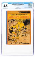 Rare In Any Condition, 1931 Adventures of Mickey Mouse (Book One) CGC 4.5 White Pages