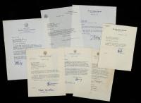 Monty Hall Collection: Seven Letters Sent by Politicians including W. Mondale, H. Waxman, Scoop Jackson, Bob Packwood, Gray Davi