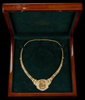 Lady's Dramatic 18Kt Yellow Gold, Diamond and 1899 US Five Dollar Gold Piece, a Private Commission Piece