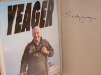 Chuck Yeager Boldly Signed Autobiography, Letter of Authenticity by Steve Zarelli Authentication