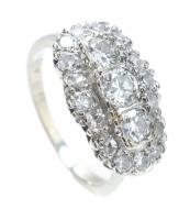 Lady's Antique Diamond Ring with Outstanding Sparkle