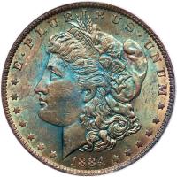 1884-O Morgan $1 PCGS MS64