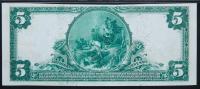 $5 National Bank Note. First NB of Hartford, CT. Ch. 121. Fr. 587. PMG About Unc 55 - 2