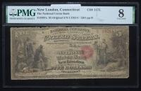 $5 National Bank Note. National Union Bank, New London, CT. Ch. 1175. Fr. 397a. PMG Very Good 8