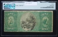 $1 National Bank Note. Agawam NB, Springfield, MA. Ch. 1055. Fr. 380a. PMG Choice Fine 15 - 2