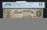 $1 National Bank Note. New Britain NB, CT. Ch. 1184. Fr. 380b. PMG Choice Fine 15