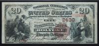 $20 National Bank Note. City NB, Holyoke, MA. Ch. 2430. Fr. 504. PMG Very Fine 25