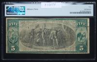 $5 National Bank Note. Newton NB, Newton, MA. Ch. 789. Fr. 401. PMG Very Good 10 - 2