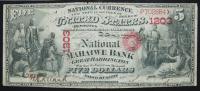 $5 National Bank Note. National Mahaiwe Bank of Great Barrington, MA. Ch. 1203. Fr. 397. PMG Fine 12