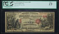 $5 National Bank Note. Lee NB, Lee, MA. Ch. 885. Fr. 397b. PCGS-C Fine 15 Apparent.