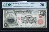 $10 National Bank Note. Second NB, Springfield, MA. Ch. 181. Fr. 613. PMG Very Fine 20
