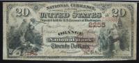 $20 National Bank Note. Orange NB, Orange, MA. Ch. 2255. Fr. 501. PMG Fine 12