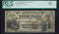 $20 National Bank Note. Hartford NB, Hartford, CT. Ch. 1338. Fr. 496. PCGS-C Fine 12.