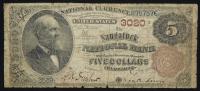 $5 National Bank Note. Naugatuck NB of Naugatuck, CT. Ch. 3020. Fr. 467