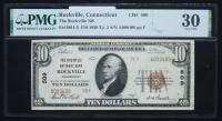 $10 National Bank Note. Rockville NB of Rockville, CT. Ch. 509. Fr. 1801-2. PMG Very Fine 30