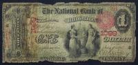 $1 National Bank Note. NB of Brighton, Brighton, MA. Ch. 1099. Fr. 385. PCGS-C Abt Good 3 Apparent.