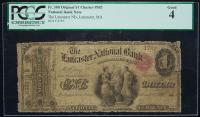 $1 National Bank Note. Lancaster NB, Lancaster, MA. Ch. 583. Fr. 380. PCGS-C Good 4.