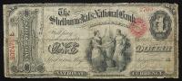 $1 National Bank Note. Shelburne Falls NB, Shelburne Falls, MA. Ch. 1144. Fr. 380a.