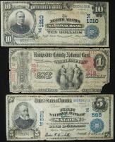 Three Massachusetts Large Notes.