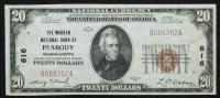 $20 National Bank Note. Warren NB, Peabody, MA. Ch. 616. Fr. 1802-1.