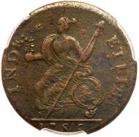 1785 Connecticut Copper. Bust Right, Miller 6.2-F.1 - 2